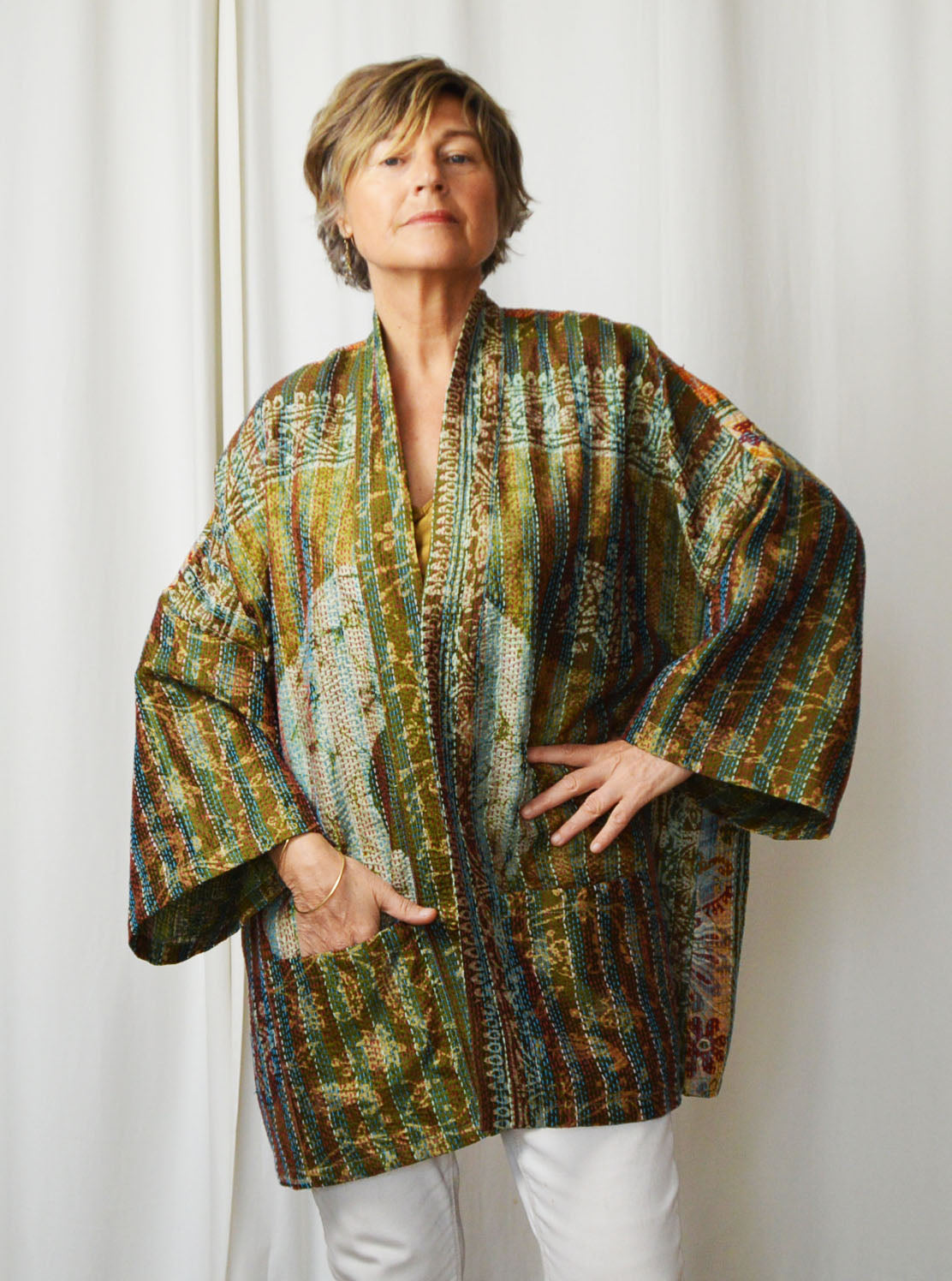 Veste "kimono" KANTHA " 2003