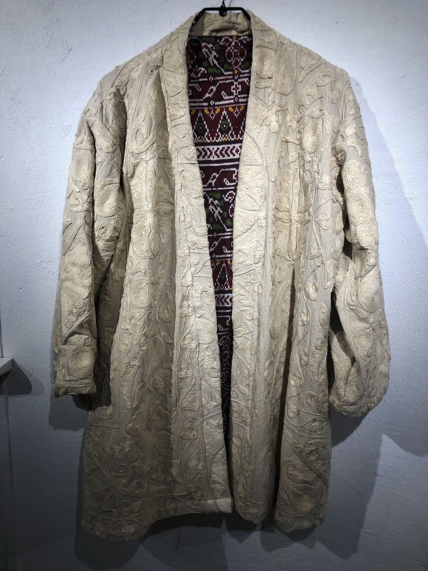 MANTEAU BRODE "SUZANI" beige