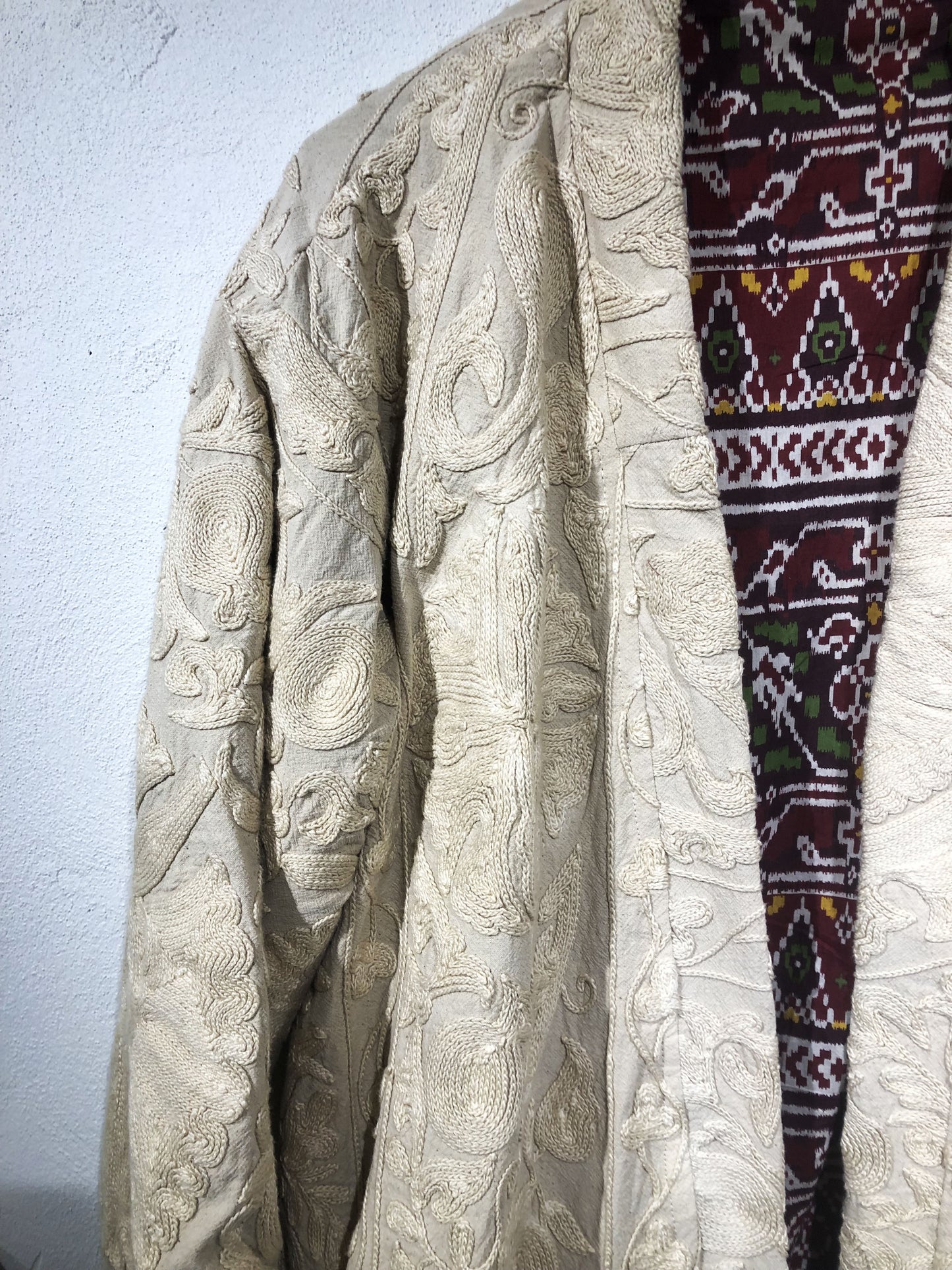 MANTEAU BRODE "SUZANI" beige